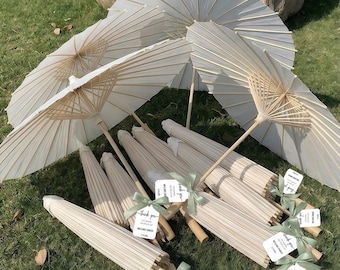 Custom Wedding Umbrella,Paper Parasol Umbrella Set,Custom Wedding Parasol,Custom Bamboo Wood Fans,Weddings,Bridal Umbrellas,Wedding Gift