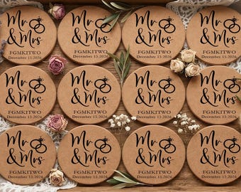 Custom Wedding Cork Coasters,Wedding Favors for Guests, Custom Wedding Coasters,Bridal Shower Gift, Wedding Favors, Party Table Decoration