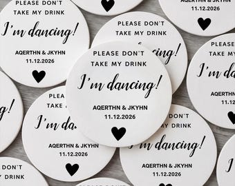 Custom Wedding Coaster,Custom Wedding Favors,Personalized Paper Coaster,Wedding Favors for Guests,Bar Coaster,Bridal Shower,Engagement,Gift