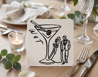 Custom Wedding Coaster, Custom Coaster, Wedding Favors for Guests,Print  Rustic Coasters,Wedding Favors, Wedding Gift,Party Table Decoration