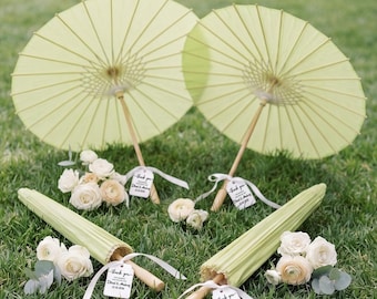 Individuell gestalteter Sonnenschirm für Hochzeiten, personalisierter Sonnenschirm für Namensschilder, Gastgeschenke für Hochzeiten (in großen Mengen), personalisierte Party-Namensschilder, Partygeschenke, Hochzeitsgeschenke