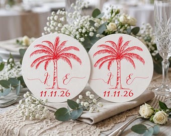 Custom Wedding Name Coaster,Custom Wedding Coaster, Custom Paper Coaster,Wedding Favors for Guests,Party Coasters,Bridal Shower,Wedding Gift