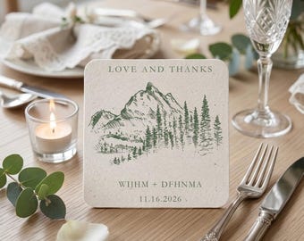Custom Wedding Coaster,Custom Coaster,Wedding Favors for Guests, Wedding Coasters, Party Coasters,Bridal Shower Gift, Wedding Coasters