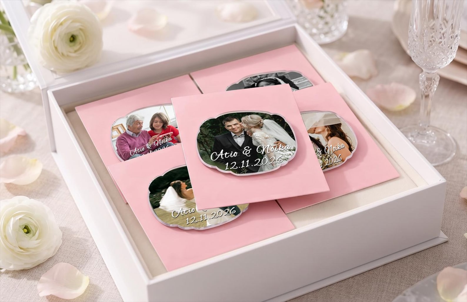 Photo Magnets Insert Custom Wedding Photo Magnets,Personalized Photo Magnet,Custom Picture ...