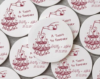 Custom Wedding Coasters Set Bulk,Personalised Wedding Coasters,Custom COCKTAIL Wedding Paper Coasters,New Home Gifts ,Party Table Decoration