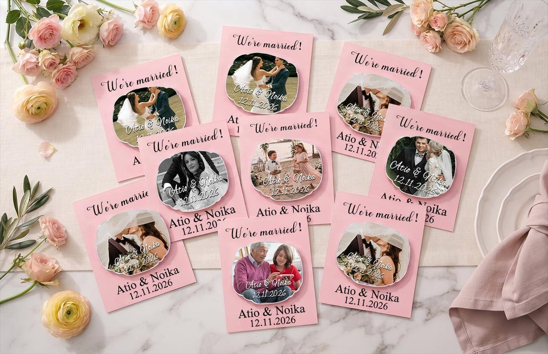 Photo Magnets Insert Custom Wedding Photo Magnets,Personalized Photo Magnet,Custom Picture ...