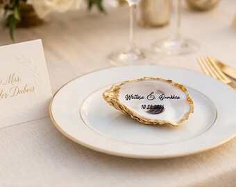 Personalized Party Shell Name Place Card, Custom Wedding Name Place Card, Shell Name Tag for Wedding,Coastal Wedding Decor,Party Favors