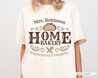 Custom Sourdough Baker Shirt, Personalized Baker Tee, Sourdough T Shirt, Gifts For Sourdough Bakers, Personalized Baking Gift For Her