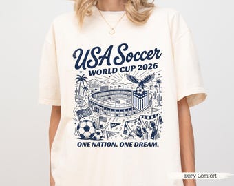 USA World Cup 2026 Shirt, USA Soccer Tournament Shirt, 2026 World Cup USA Tshirt, Soccer Tournament Gift Tee, American Soccer Team Fan Shirt