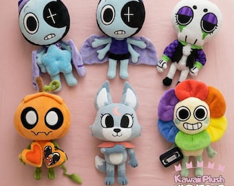 Indie Game Plush Collection - Gaming Horror Character Plush - Gamer Gift