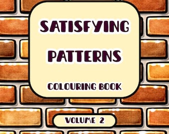 Colouring book pattern, +30 pagine PDF di forme geometriche e non solo da colorare,