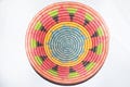 Handwoven Rwanda Agaseke Basket, Colorful African Home Decor Wall Hanging product logo