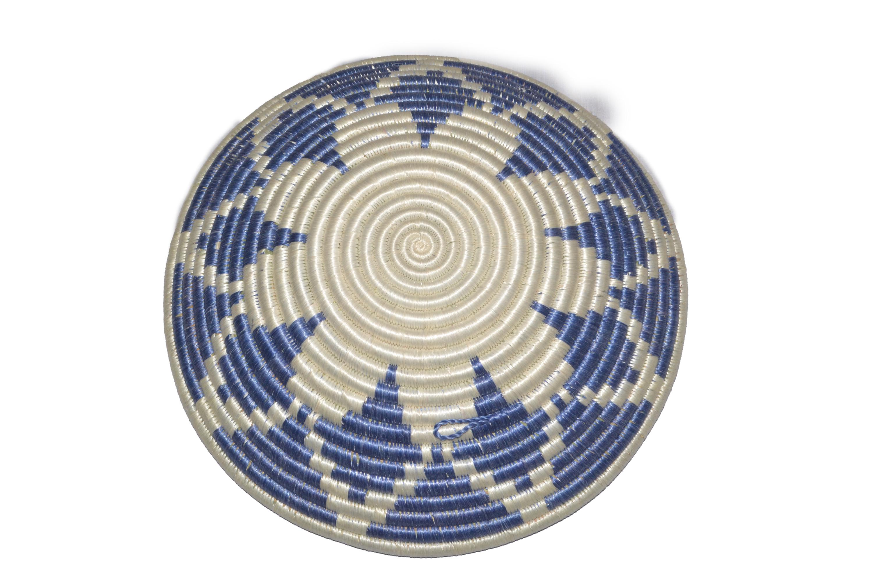 Handwoven Rwanda Agaseke Basket, Colorful African Home Decor Wall ...