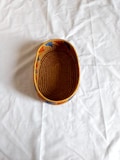 Handwoven Oval Agaseke bread/fruit Basket – Rwandan Sisal Grass, Boho Kitchen Decor product logo