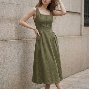 olive green dress army Army Green Rib Knit Button Down Mini Dress