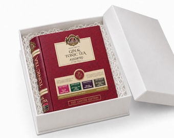 Gin & Tonic Tea- Red Limited Edition - 32 Enveloped Tea Bags - 4 Flavours