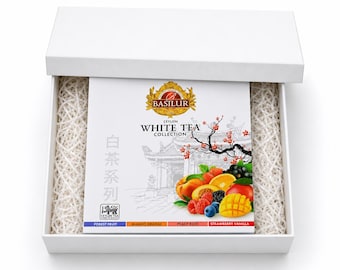White Tea Collection - 40 Enveloped Tea Bags - 4 Flavours