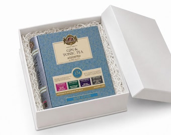 Gin & Tonic Tea- Blue Limited Edition - 32 Enveloped Tea Bags - 4 Flavours