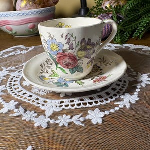 Spode Copeland Gainesboro Great Britain Demitasse Cup and Saucer