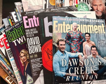 Vintage Magazine Grab Bag | Entertainment Weekly, Bust Magazine, Spin, B*tch | Random or Themed