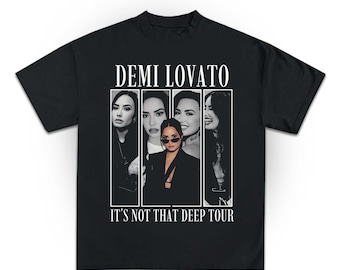 Comfort Colors Demi Lovato It's Not That Deep Tour Shirt