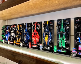 Two-in-One Display Stand / Wall Mount - compatible with LEGO® Speed Champions cars