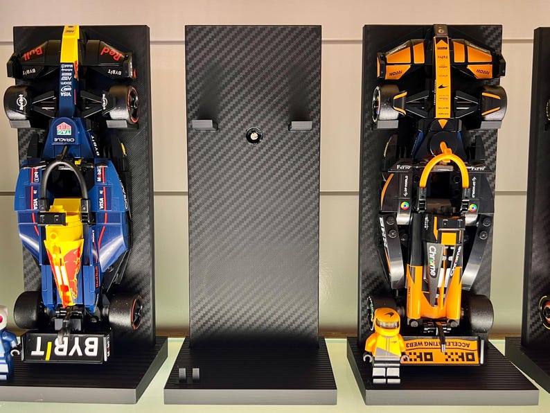 Formula 1 Racing Stand Two-in-one Display Stand / Wall Mount - Compatible With LEGO® Speed ...