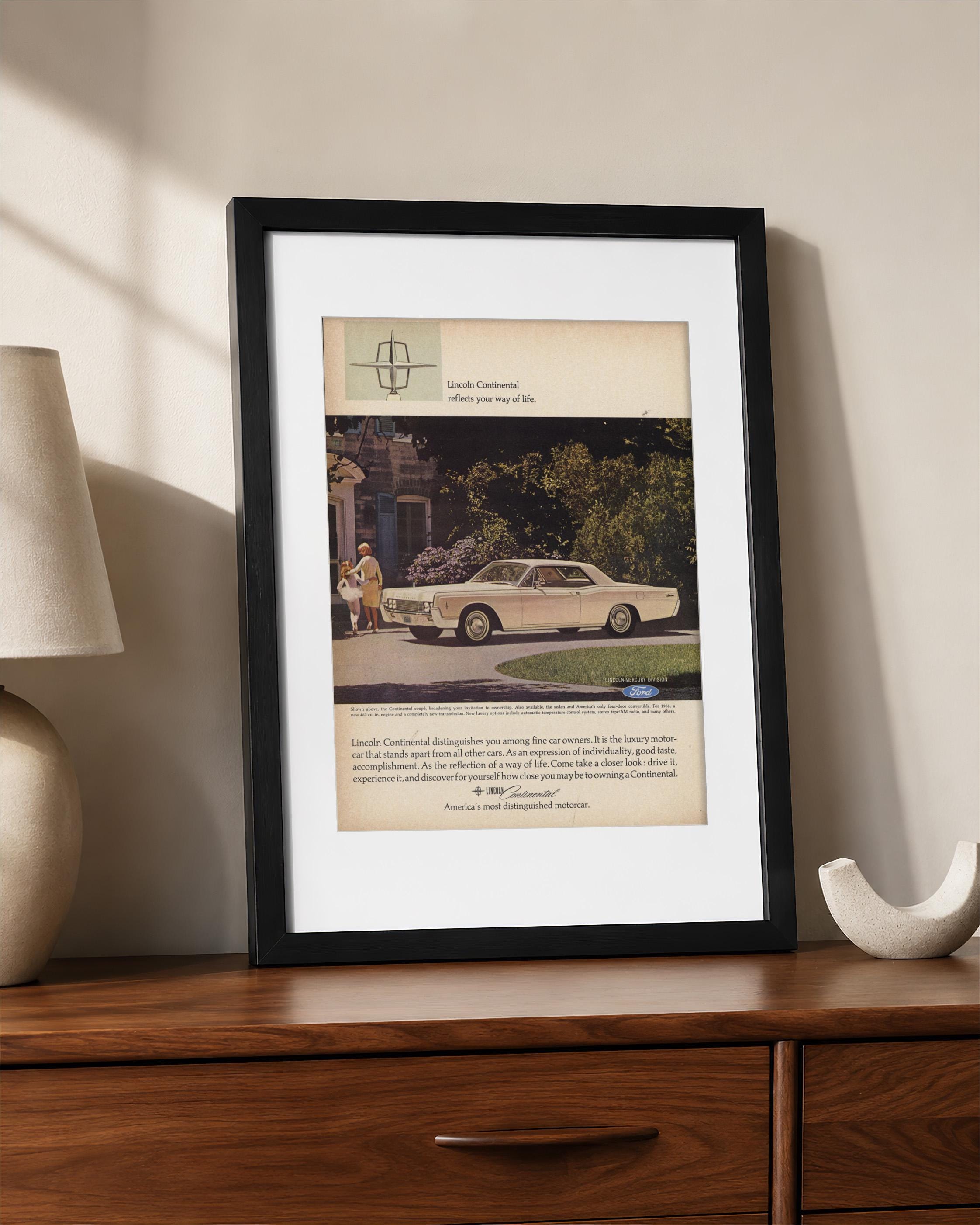 Lincoln Continental Wall Art - Etsy