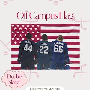 Off Campus Flag | Garrett Graham Dean DiLaurentis John Logan Tapestry