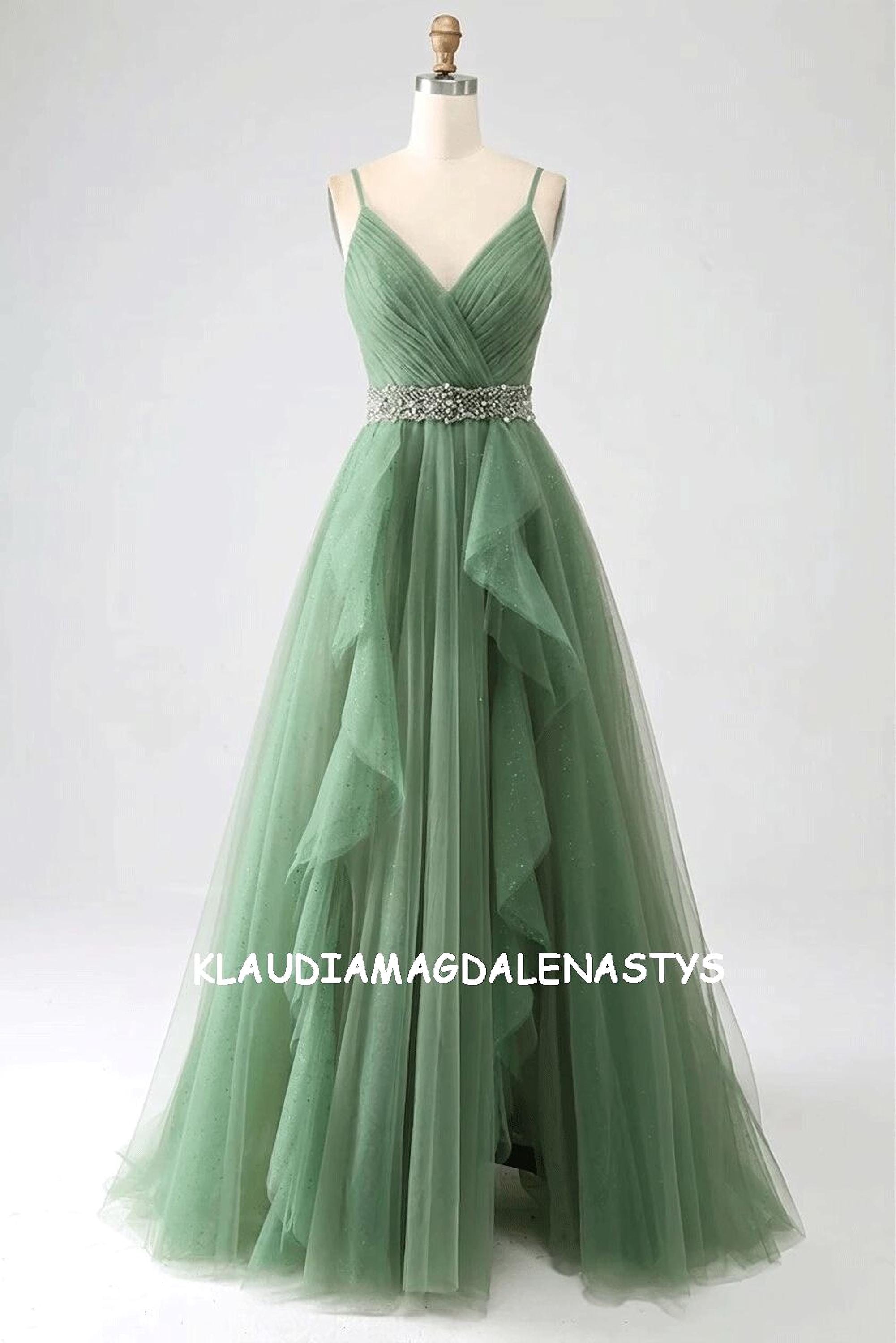 Formal Gown Tulle Empire Waist - Etsy Formal Gown Tulle Empire Waist - Etsy