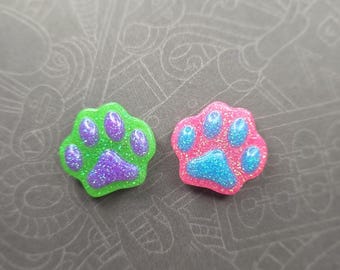 Xray Markers 90s Neon Paw Prints