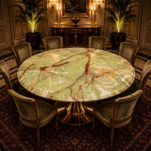 100cm round marble kitchen table - Etsy 日本