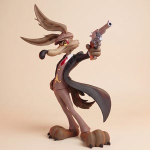 Wile coyote figurine - Etsy 日本