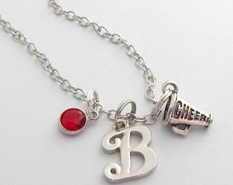 Personalized CHEERLEADER Necklace-Cheer Team NECKLACE-Cheerleader Cheerleading Gifts-Gift for Team-Cheer Squad Gifts-Cheerleading Coach Gift