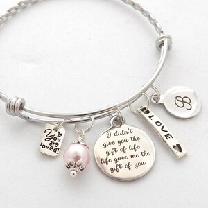 STEP DAUGHTER Gift, ADOPTION Bracelet, Adopted Daughter Gift, Step daughter Wedding gift-Gift from Step Mom, From Step Dad-Foster Child Gift