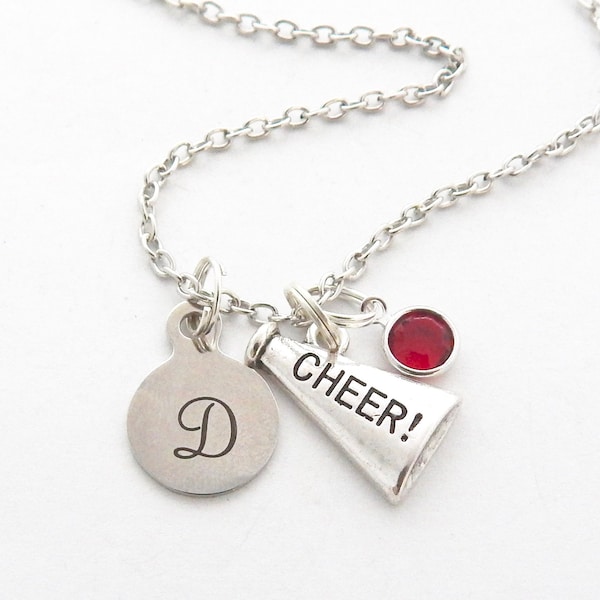 Personalized CHEERLEADER Necklace-Cheer Team NECKLACE-Cheerleader Cheerleading Gifts-Gift for Team-Cheer Squad Gifts-Cheerleading Coach Gift