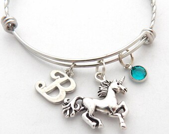 Unicorn Bracelet, Valentines day gift, magical pony, Unicorn Jewelry, Fairytale Jewelry, Mythical horse, children jewelry, Gift for Children