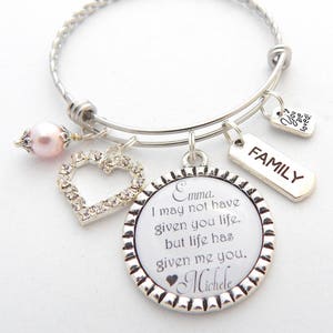 Personalized STEP DAUGHTER Gift-adoption Gift-bracelet for Daughter ...