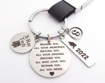 X Ray Tech Graduation Gift Radiology -Radiography Jewelry- X-Ray Technician-Personalized gift for him son daughter niece nephew grandson