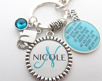GRADUATION GIFT, Daughter Niece Granddaughter Grad gifts for her Personalized High School graduation College Behind you all your memories