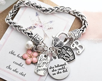Graduation Gifts for Her Graduation Bracelet, PERSONALIZED Graduation Jewelry, Daughter graduation gift university college gifts unique gift