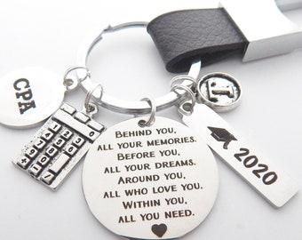 CPA Graduation Gift- CPA Keychain-Giftsfor him-Certified Public Accountant Gift-Budge Analyst-Bookeeper Gift-Accountant gifts-Spreadsheets