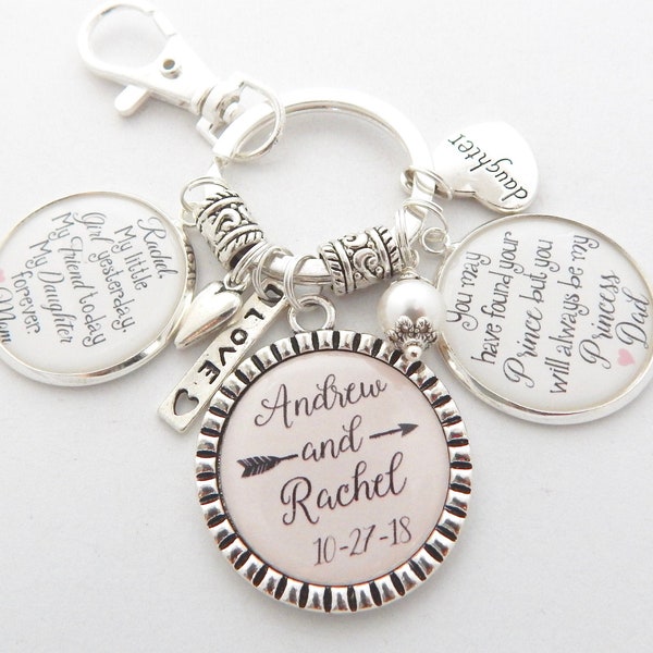 BRIDE GIFT-Wedding Gift for Bride-Wedding Bouquet Charm-Daughter Wedding Gift from Mom and Dad-Bouquet Charm-Bridal Shower Gift-Engagement