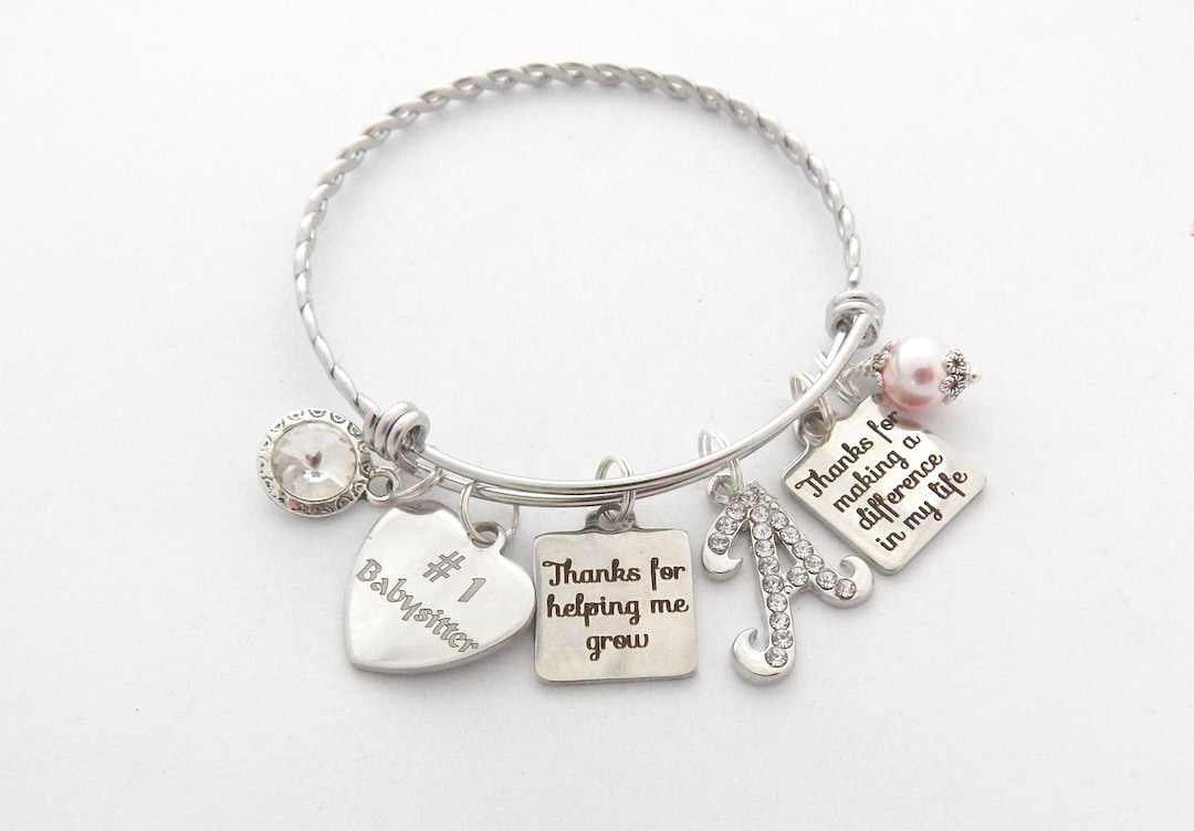 Babysitter Gift Nanny Jewelry Bracelet-caregiver Gift-idea for Baby ...