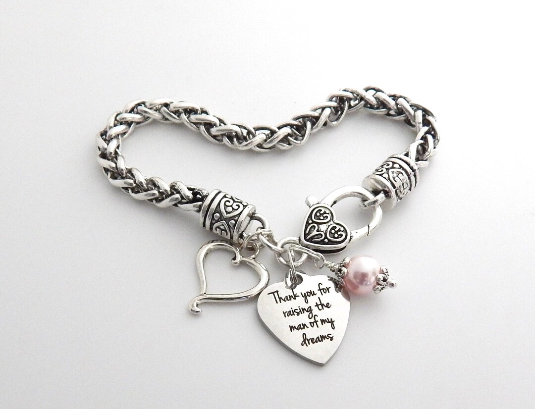 Gift for MOTHER IN LAW Charm Bracelet Present for Husbands Etsy