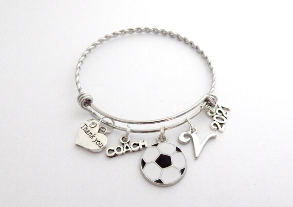 Pulsera de entrenador de fútbol Regalo entrenador de Etsy España