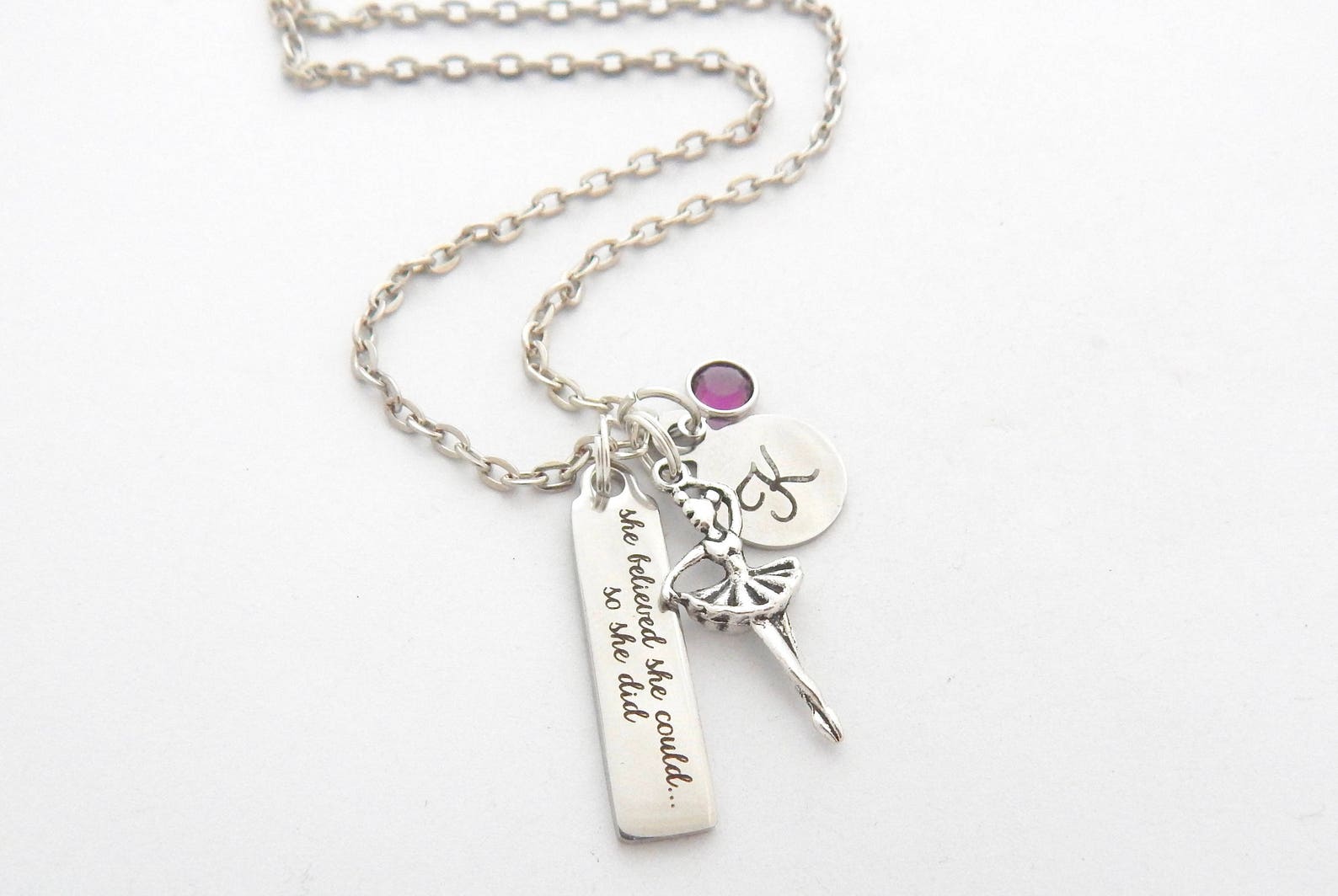 ballet necklace-ballerina dancerjewelry-dancer quote jewelry-dancer ballet gift ballerina jewelry-ballet recital gift-team gift