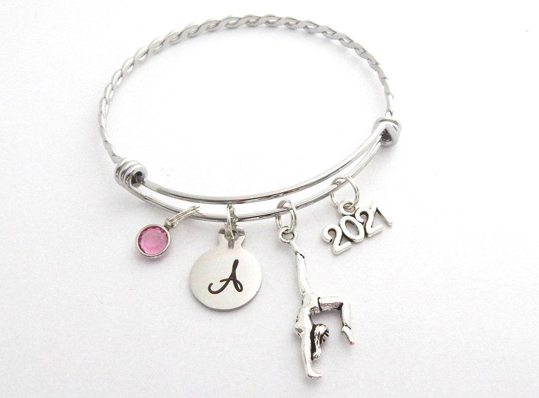 GYMNASTICS Giftgymnastic Jewelrygymnast Charm Banglesports Bracelet