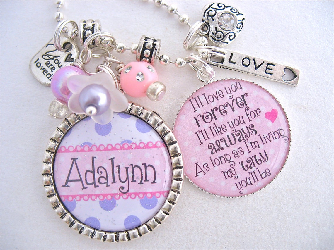Personalized necklace for little girl Clearance