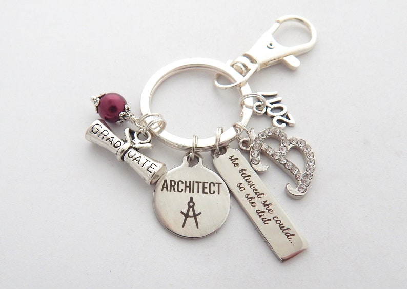 Architect KEYCHAIN Architect Graduation Gift Architect Etsy